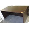 Image 1 : Wooden Desk w/ Cable Grommet Holes