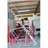 Image 1 : Rolling 15 Step Warehouse Safety Ladder Staircase (available for pick-up Wednesday)