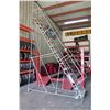 Image 2 : Rolling 15 Step Warehouse Safety Ladder Staircase (available for pick-up Wednesday)