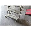 Image 4 : Rolling 15 Step Warehouse Safety Ladder Staircase (available for pick-up Wednesday)