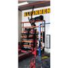 Image 24 : Qty 4 Orange Adjustable Warehouse Pallet / Tire Racks (available for pick-up Wednesday)