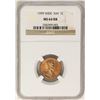Image 1 : 1999 Wide "AM" Lincoln Wheat Cent Coin NGC MS64RB