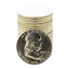 Image 1 : Roll of (20) Brilliant Uncirculated 1962-D Franklin Half Dollar Coins