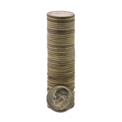 Roll of (50) Brilliant Uncirculated 1953-S Roosevelt Dime Coins