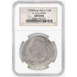1779MO FF Mexico 8 Reales El Cazador Shipwreck Coin NGC Genuine