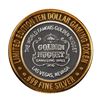 Image 1 : .999 Silver Golden Nugget Las Vegas $10 Limited Edition Casino Gaming Token
