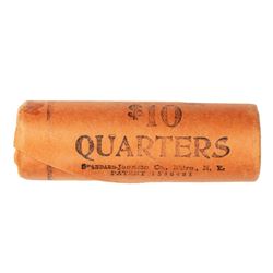 Original Bank Roll of (40) Brilliant Uncirculated 1964 Washington Quarter Coins