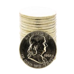 Roll of (20) Brilliant Uncirculated 1962-D Franklin Half Dollar Coins