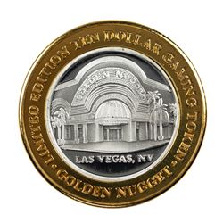 .999 Silver Golden Nugget Las Vegas $10 Casino Limited Edition Gaming Token