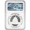 Image 2 : 2019 China 10 Yuan Panda Silver Coin NGC MS70 Early Releases
