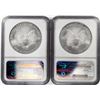 Image 2 : Lot of (2) 2009 $1 American Silver Eagle Coins NGC MS69 Early Releases
