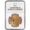 Image 1 : 1900 $20 Liberty Head Double Eagle Gold Coin NGC MS62