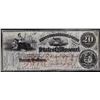 Image 1 : 1860's $20 State of Missouri Defence Bonds Obsolete Note