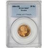 Image 1 : 1884-EB Sweden 20 Kroners Gold Coin PCGS MS67