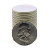 Image 1 : Roll of (20) Brilliant Uncirculated 1963 Franklin Half Dollar Coins