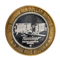 .999 Silver Flamingo Laughlin, NV $10 Casino Limited Edition Gaming Token