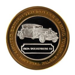 .999 Fine Silver Imperial Palace Las Vegas, Nevada $10 Limited Edition Gaming Token