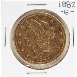 1882-S $20 Liberty Head Double Eagle Gold Coin