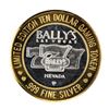 Image 1 : .999 Silver Ballys Las Vegas $10 Casino Limited Edition Gaming Token