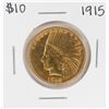 Image 1 : 1915 $10 Indian Head Eagle Gold Coin
