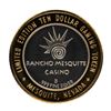 Image 1 : .999 Silver Rancho Mesquite Casino Nevada $10 Casino Limited Edition Gaming Token