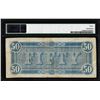 Image 2 : 1864 $50 Confederate States of America Note T-66 PMG Very Fine 30