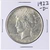 Image 1 : 1922-D $1 Peace Silver Dollar Coin