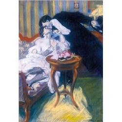 Árpád Bardócz (1882-1938) - The kiss, 1