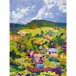 Károly Kiss (1883-1953) - Roofs in Baia