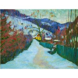 Géza Kádár (1878-1952) - Winter-landsca