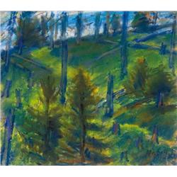 István Nagy (1873-1937) - Pine-wood on 