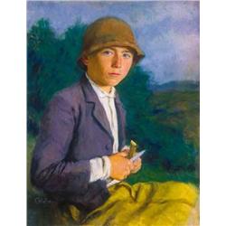 Oszkár Glatz (1872-1958) - Portrait of 