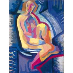 Viktor Rafael (1900-1981) - Sitting wom