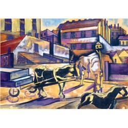 Hugó Scheiber (1873-1950) - Detail of t