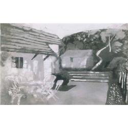 István Szonyi (1894-1960) - A garden in