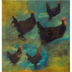 Károly Ferenczy (1862-1917) - Chickens,