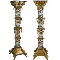 Pair of jardinière, Zsolnay, around 188