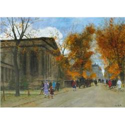 Antal Berkes (1874-1938) - Row of trees