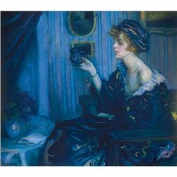 Rezso Kiss (1889- ?) - Afternoon-tee 