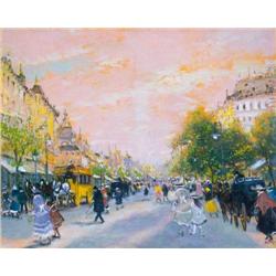 Antal Berkes (1874-1938) - Promenading 