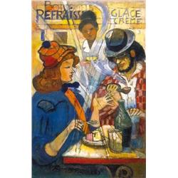 Jeno Remsey (1885-1980) - In the coffee