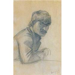 László Mednyánszky (1852-1919) - Head o