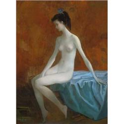 Pál Molnár C. (1894-1981) - Nude with b