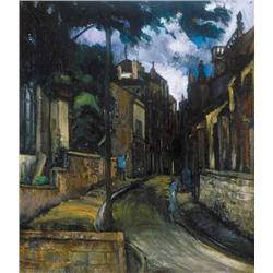 Dezso Orbán (1884-1987) - Street detail