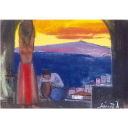 Dávid Jándi (1893-1944) - Water-carrier