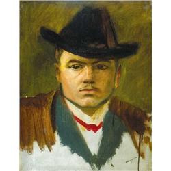 László Mednyánszky (1852-1919) - Man in