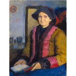 Oszkár Glatz (1872-1958) - Elderly lady
