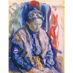 Izsák Perlmutter (1866-1932) - My wife,