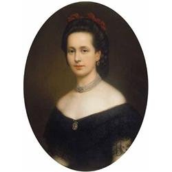 Miklós Barabás (1810-1898) - Lady with 