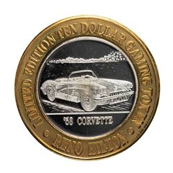 .999 Silver Hilton Reno, Nevada $10 Casino Limited Edition Gaming Token